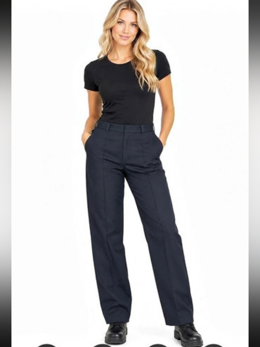 Nwt Womens Blauer Wool Blend Dark Navy Tactical Uniform Trousers (Size 22)